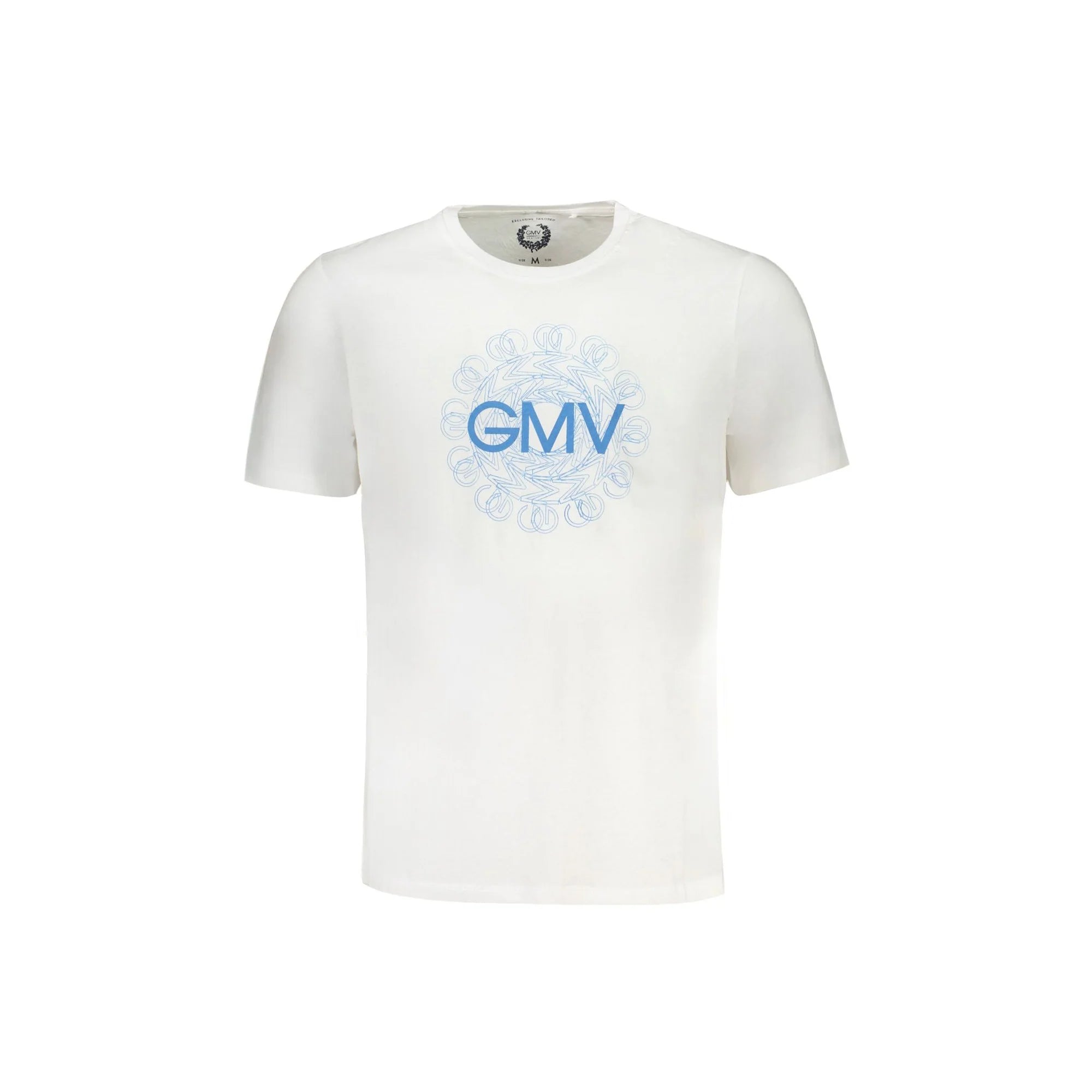 Gian Marco Venturi T-Shirt Maniche Corte Uomo Bianca Stampa Logo Bianco - foto prodotto